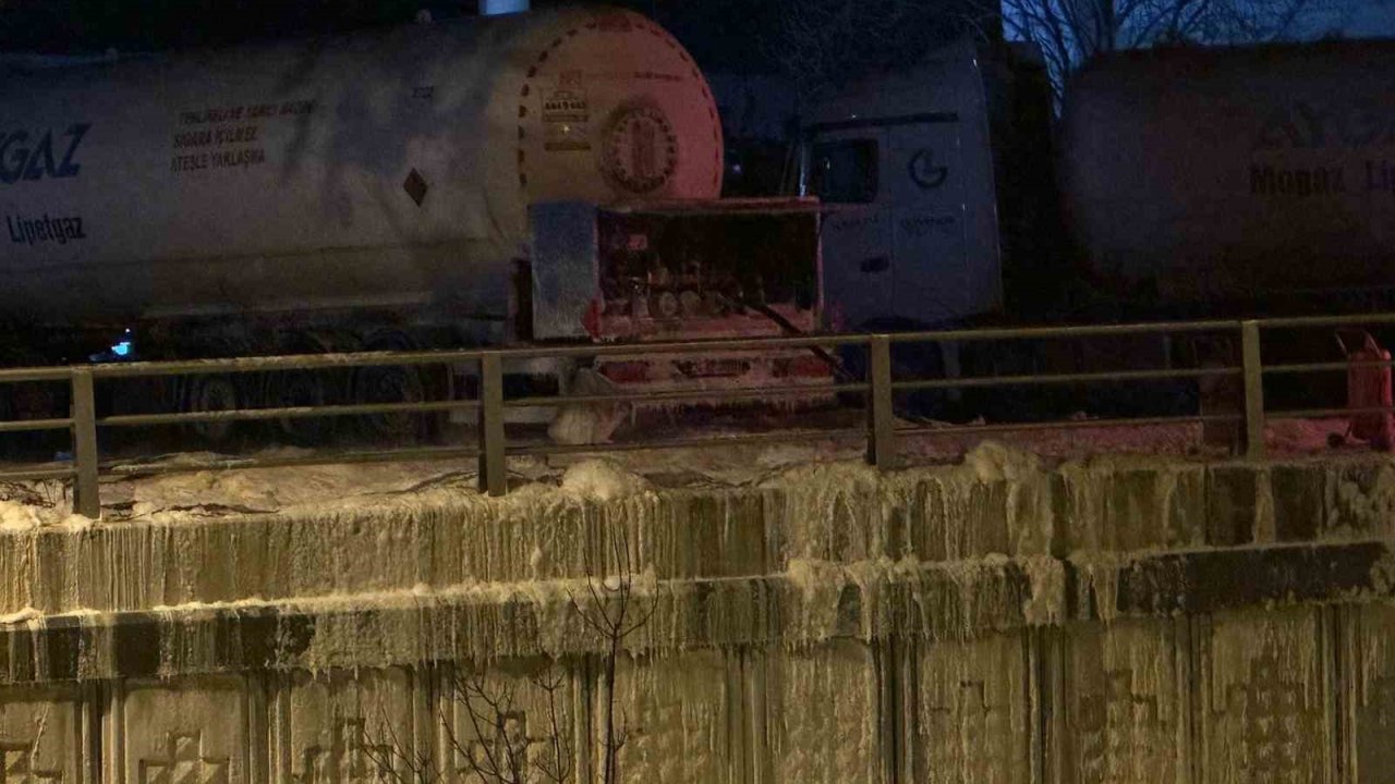 Ankara’da LPG tankeri sızıntısı paniğe neden oldu