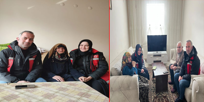 Kars'ta Şehit Ailelerine Ziyaret!