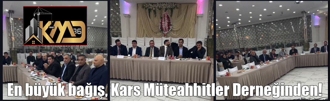 Kars Müteahhitler Derneği’nden Kars Spor’a Büyük Destek