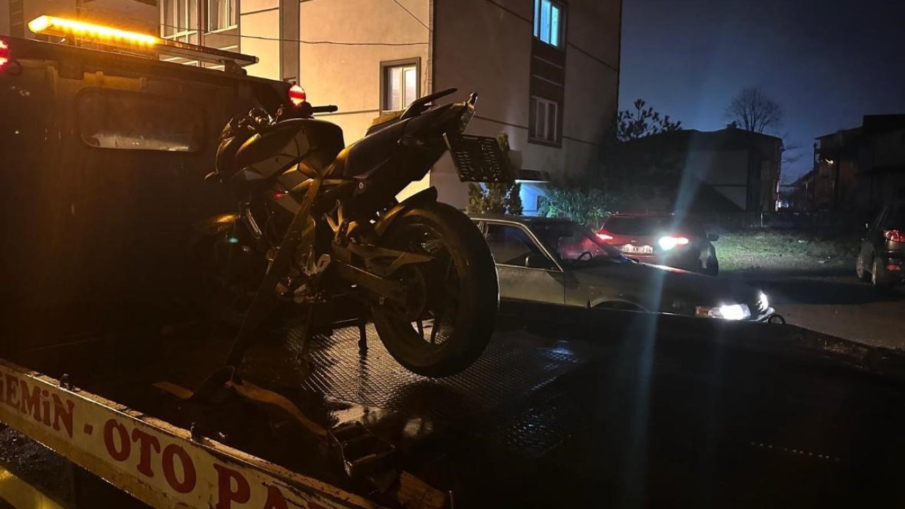 Alkollü ve ehliyetsiz sürücü motosikleti de plakasız kullandı: 71 bin lira ceza kesildi