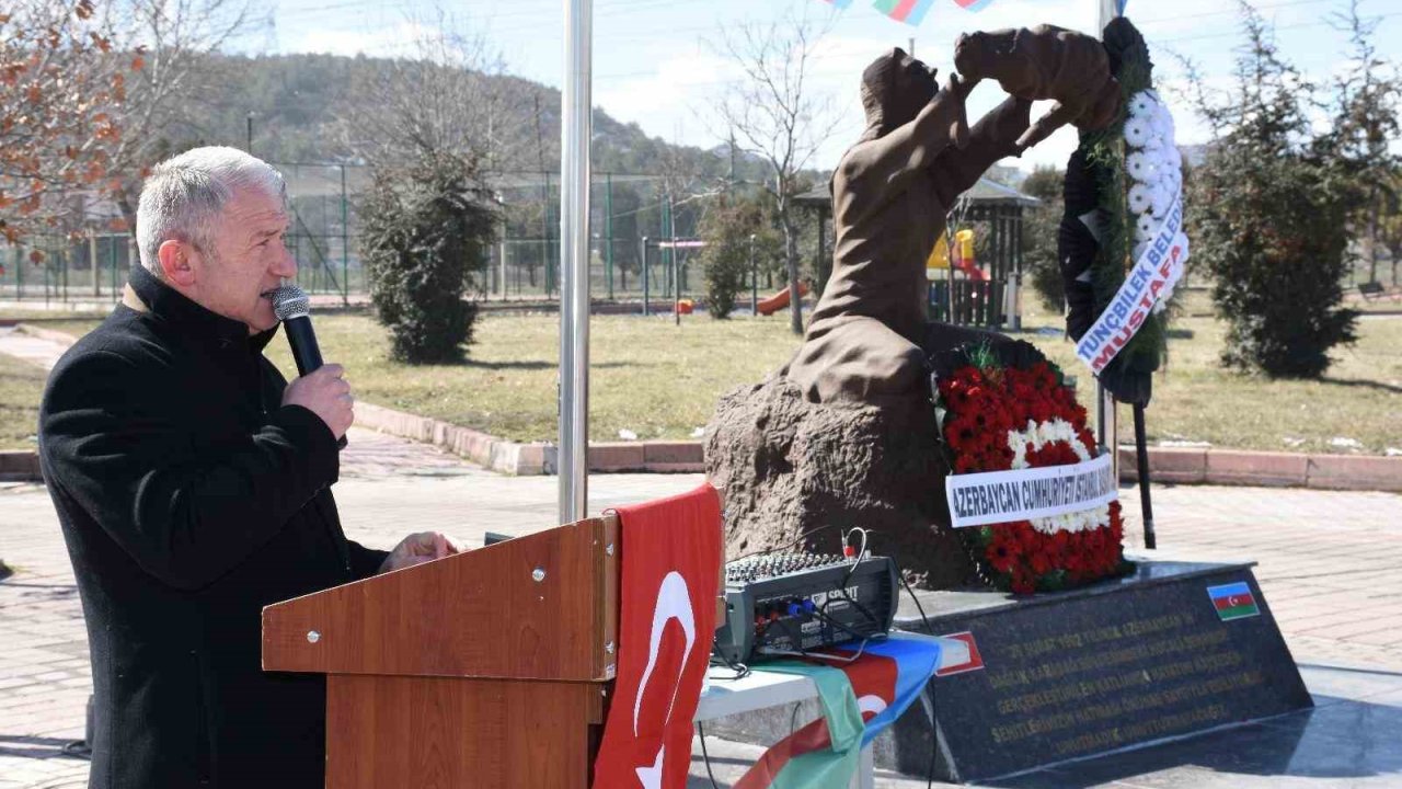 Hocalı şehitleri Tunçbilek’te anıldı