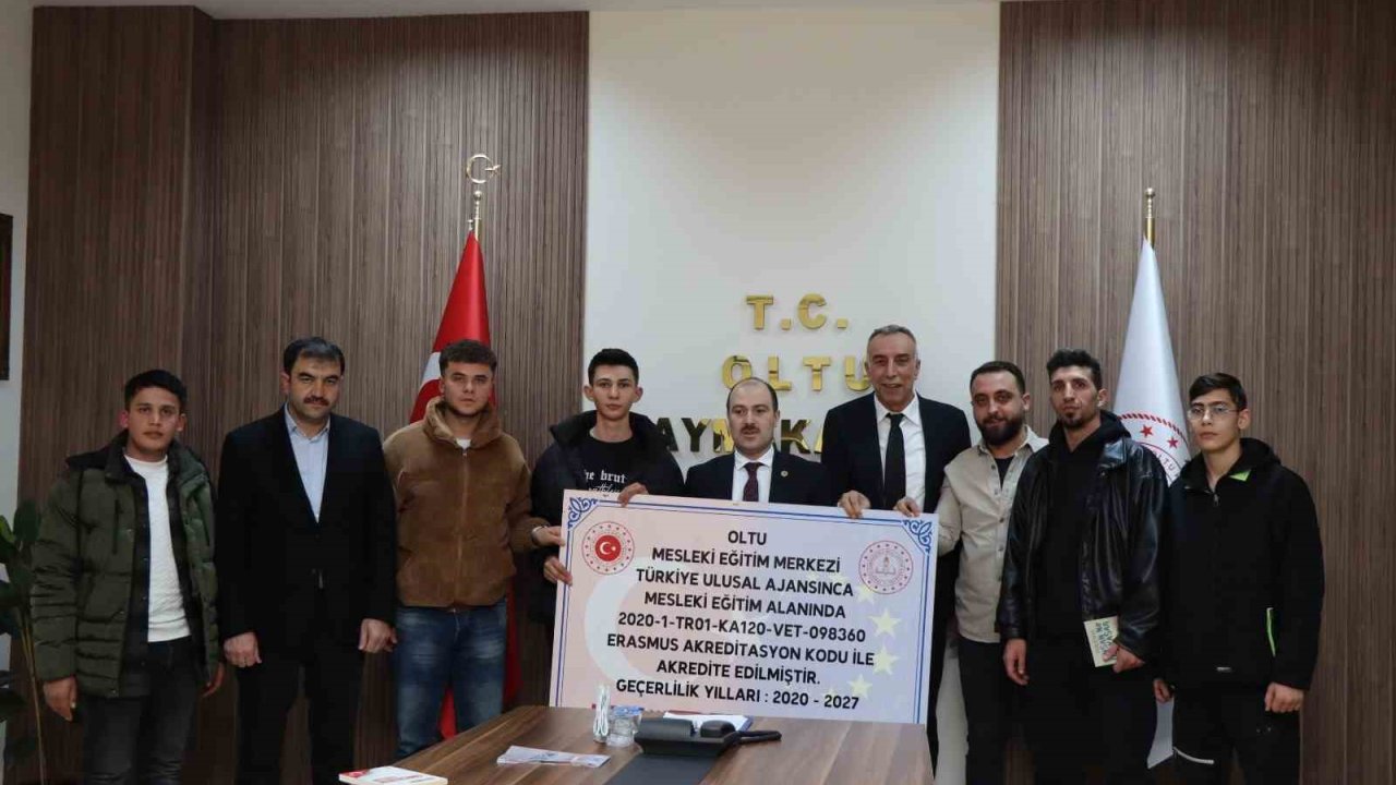 Erzurum’un Oltu ilçesinden 5 çırak Hollanda yolcusu