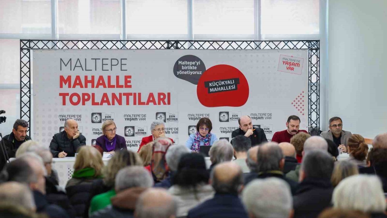 Başkan Köymen, Küçükyalı sakinleriyle buluştu