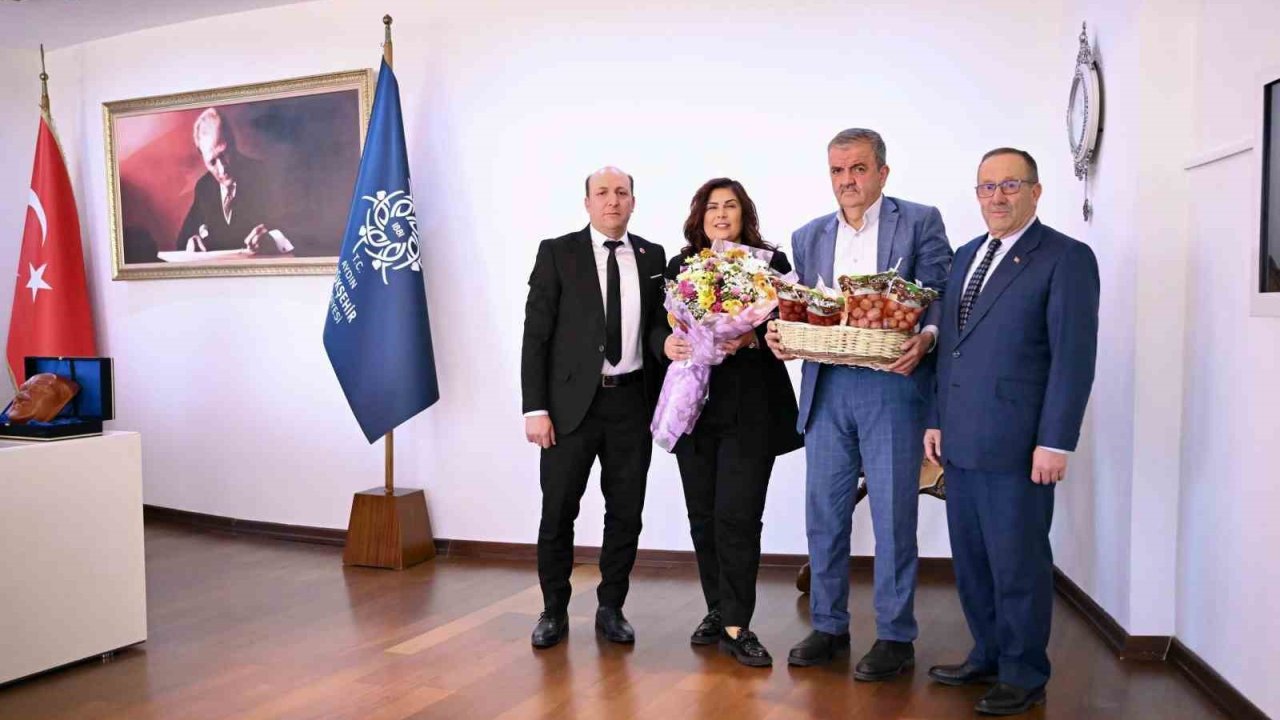 Başkan Çerçioğlu ATB Başkan Yardımcısı Ülgen ve Muhtar Kuruş’u ağırladı