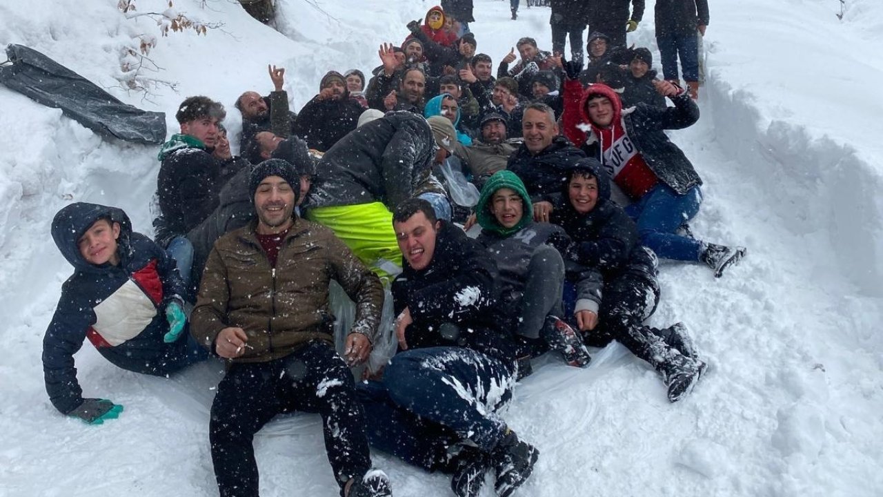 Ordu’da kış, eğlenceye dönüştü