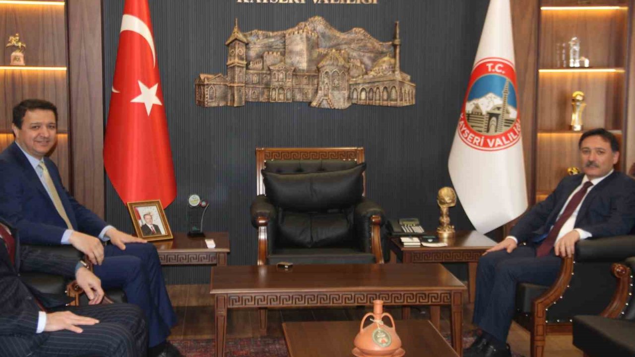 Mahmut Arıkan’dan Vali Çiçek ve Kayserispor’a ziyaret