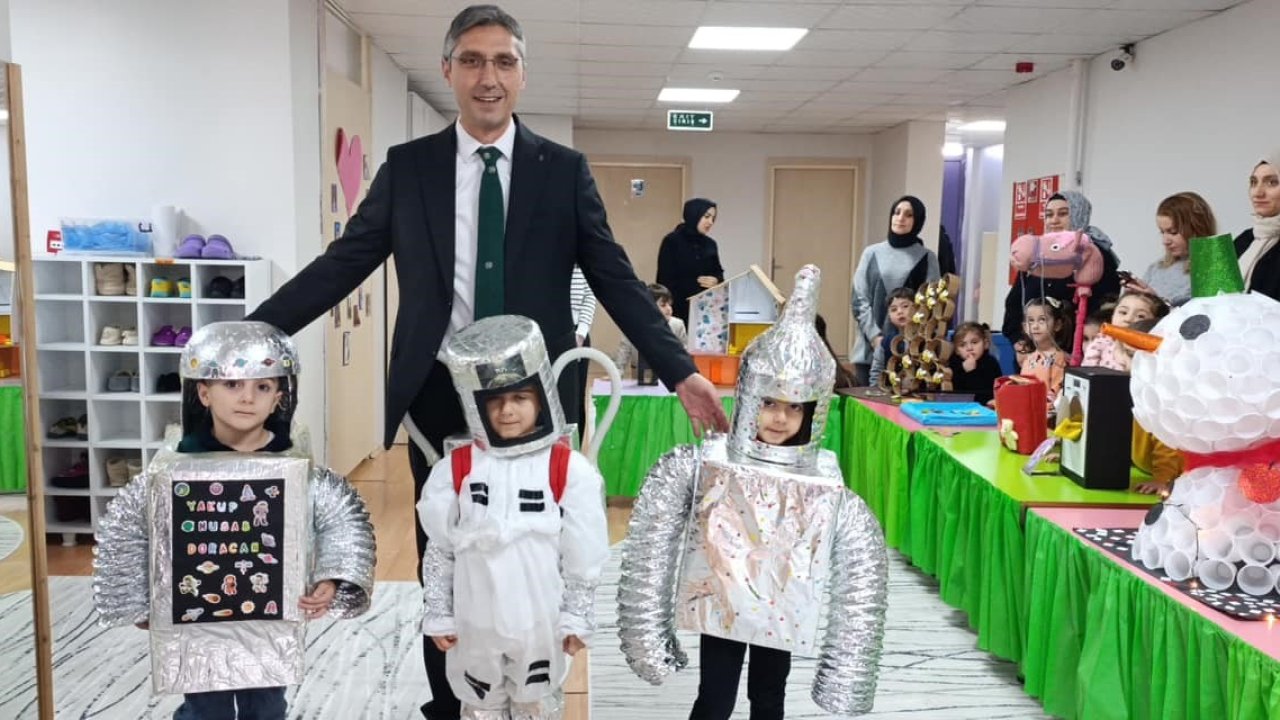 Bayburt’ta dönüşüm malzemelerinden yapılan ürünler sergilendi