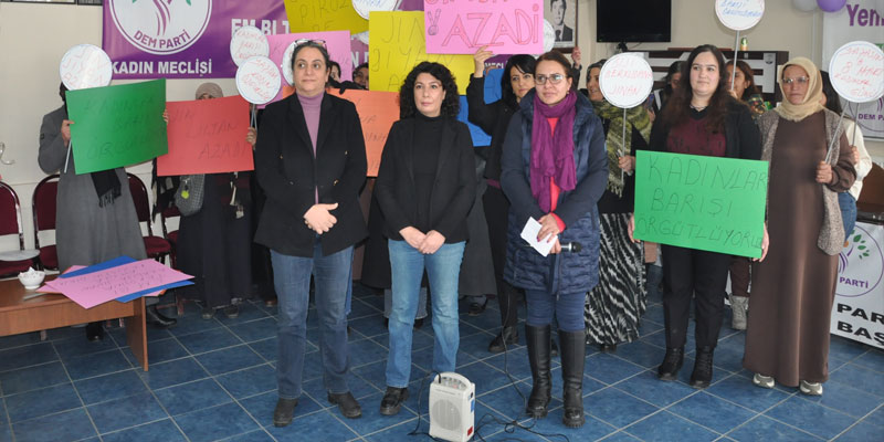 DEM Partili Türkoğlu, 8 Mart Çalışmalarına Kars'ta Başladı