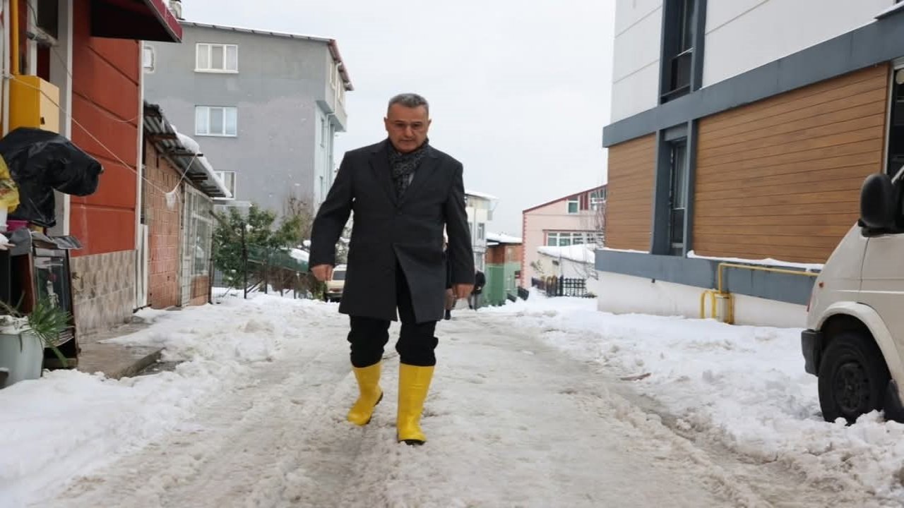 Başkan Kurnaz: "Kar mücadelemizi titizlikle yürütüyoruz"