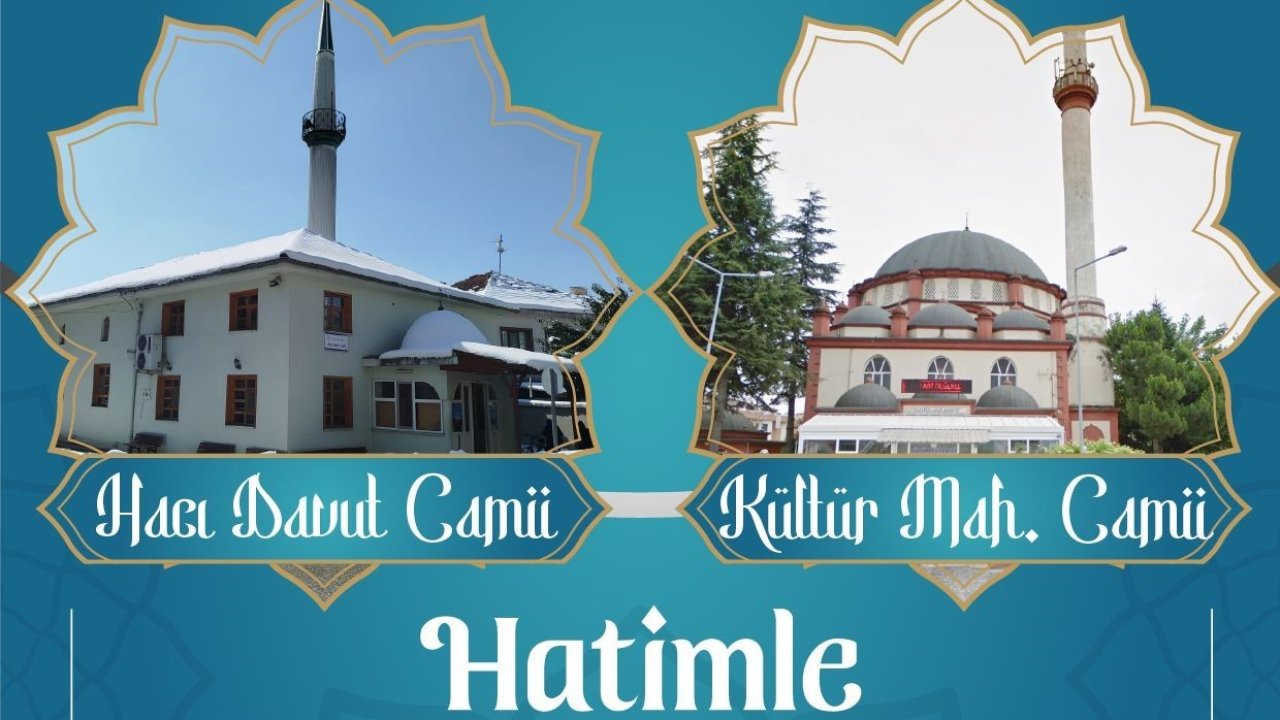 Düzce’de 2 camide hatimle teravih namazı kılınacak