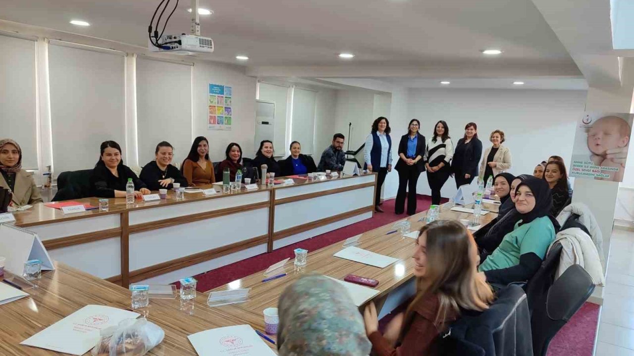 Niğde’de Sağlık Personeline ’Anne Sütü ve Emzirme Danışmanlığı’ eğitimi verildi