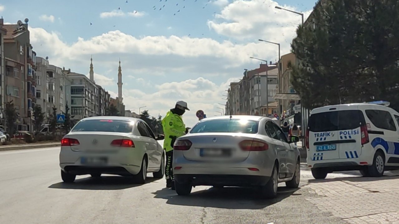 Kulu’da dron destekli trafik denetimleri