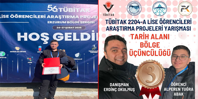 Karslı Öğrencilerden TÜBİTAK ’da Büyük Başarı!