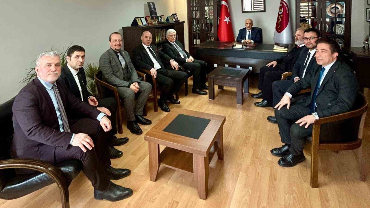 Eski Tarım ve Orman Bakanı Kirişci’den TVHB’ye ziyaret