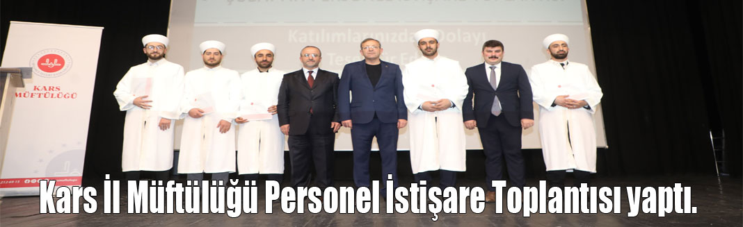 Kars  İl Müftülüğü Personel İstişare Toplantısı yaptı.