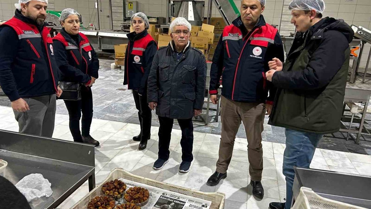Hurma üretim tesislerine yönelik denetim