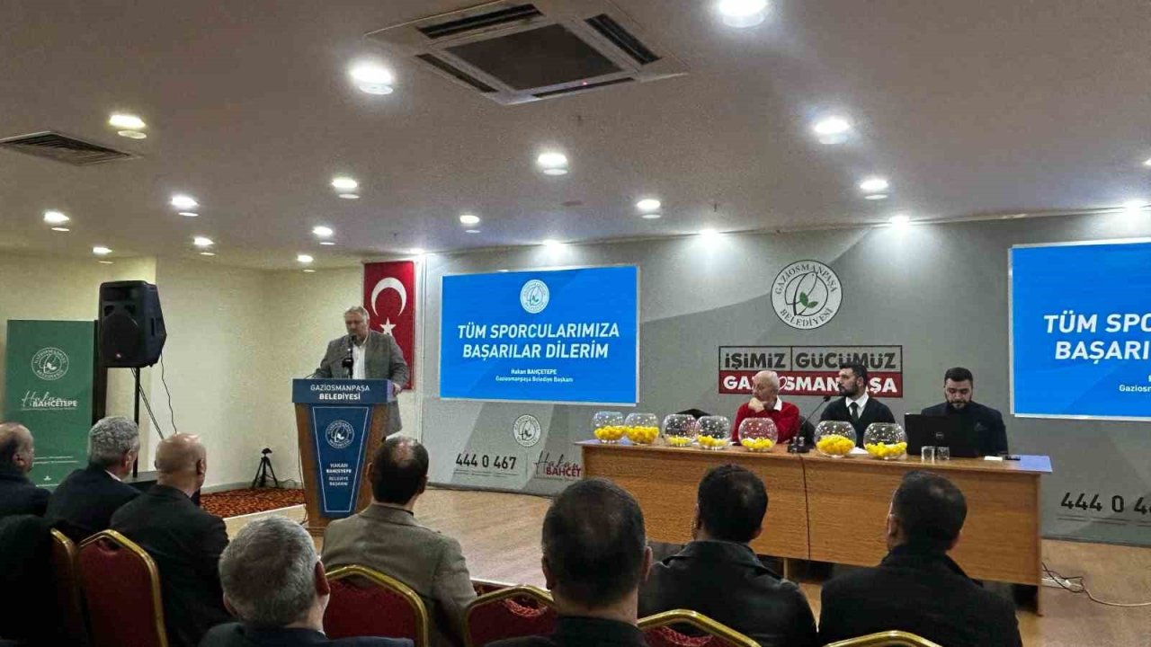 Gaziosmanpaşa’da TFF U17 Lig kuraları çekildi