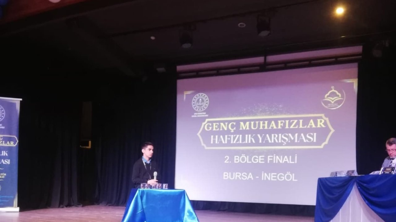 Hafız Muhammed Mustafa Uygur, İnegöl’de Bilecik’i temsil etti