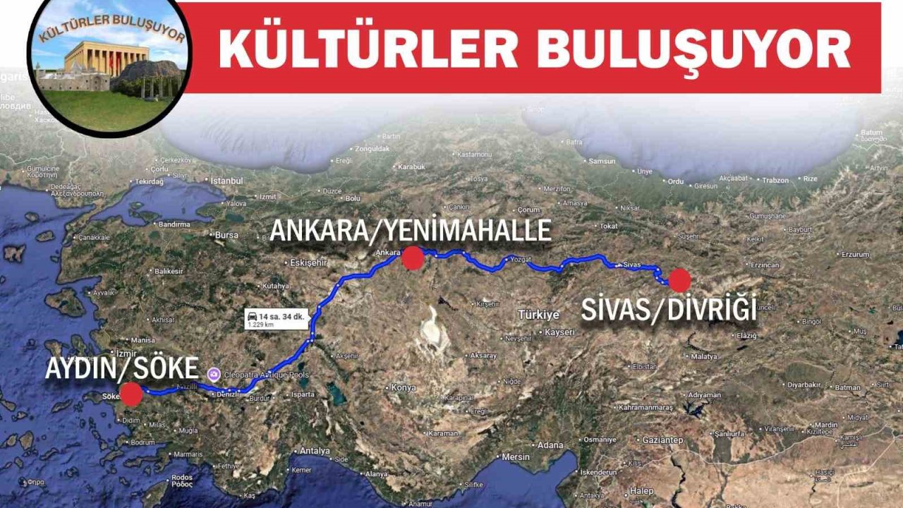 Söke’nin ’Kültürler Buluşuyor’ projesi Aydın, Ankara ve Sivas’ı bir araya getirecek