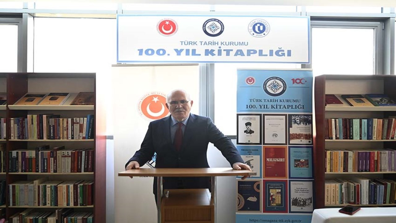 Uşak Üniversitesi’nde "Türk Tarih Kurumu 100. Yıl Kitaplığı" açıldı