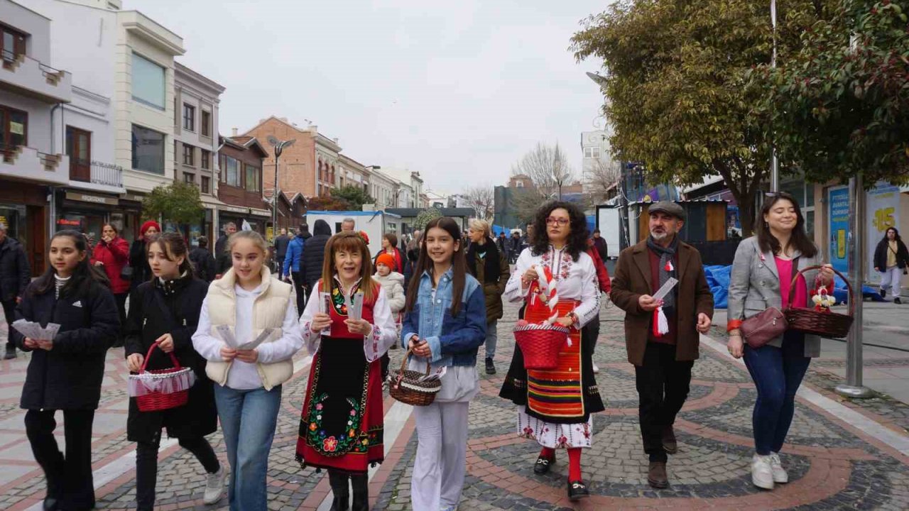 Edirne’de baharın gelişi Marteniçka bileklikleriyle kutlandı