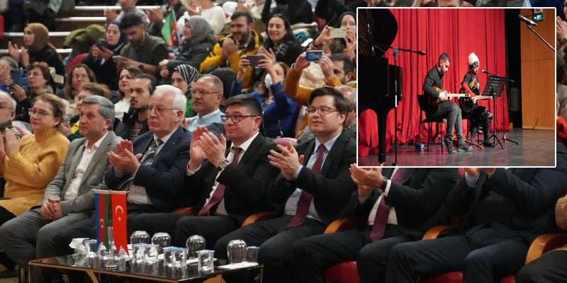 Başkonsolos Aliyev, Azerbaycan kültür buluşması gecesine katıldı.