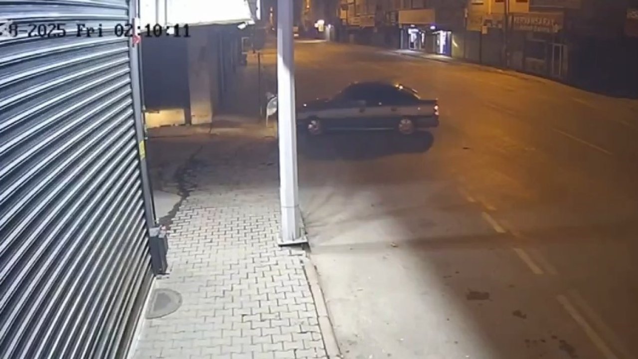 Drift atan araçtan hava ateş açanlar yakalandı