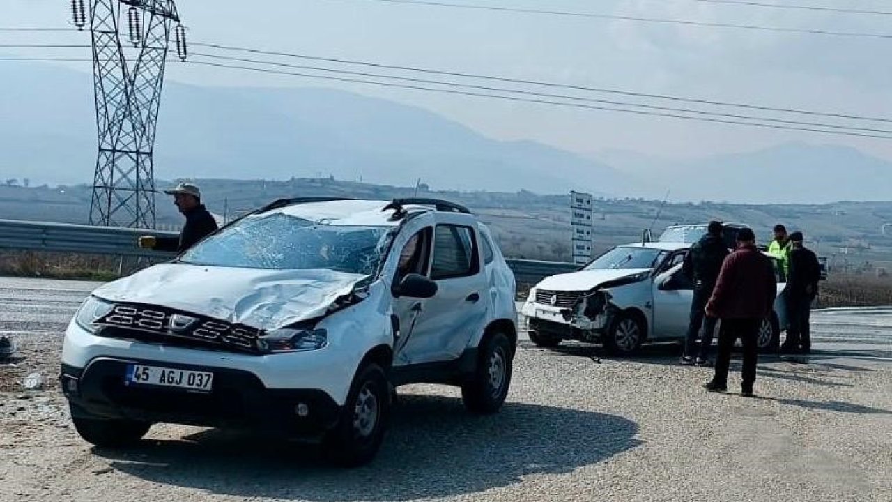Sarıgöl ilçesinde trafik kazası: 6 yaralı