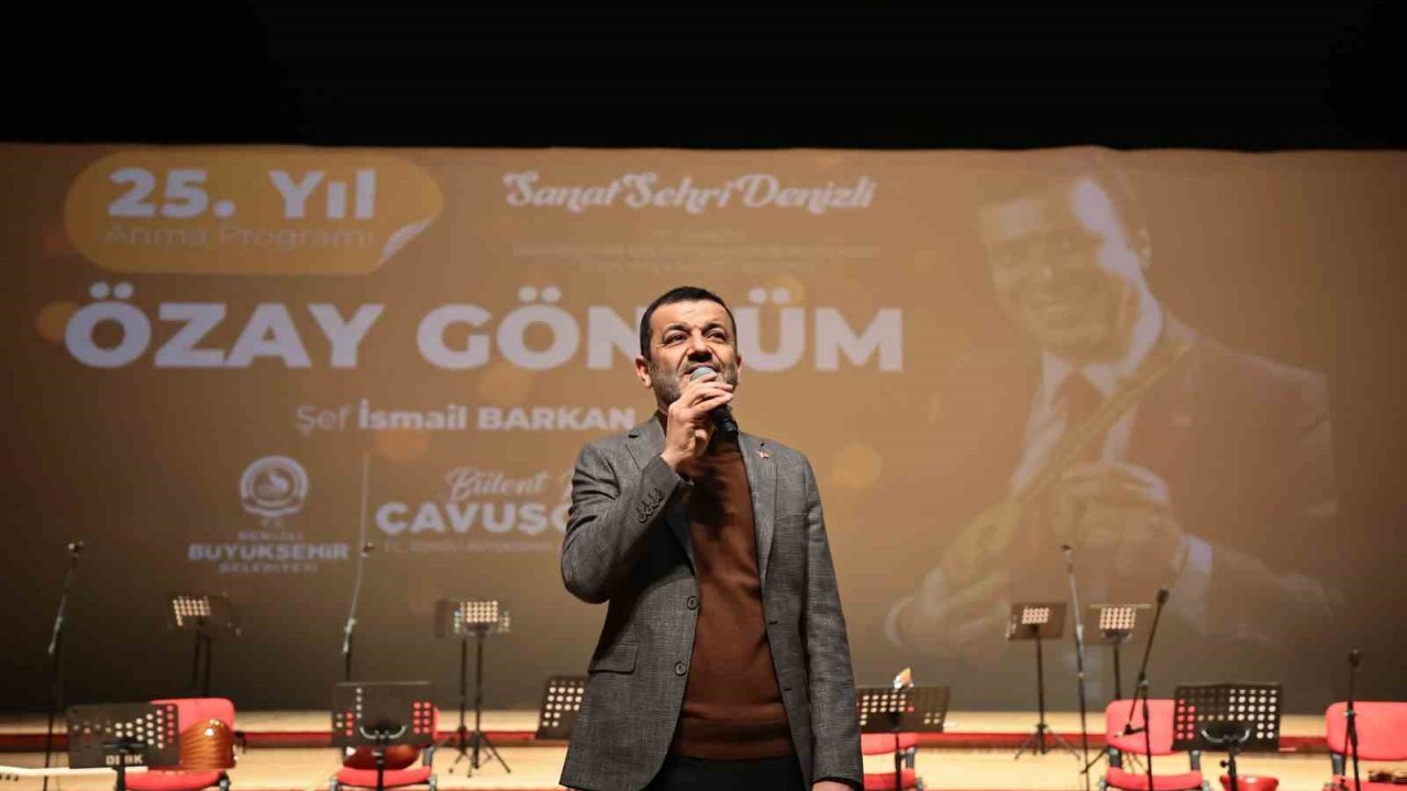 Özay Gönlüm, vefatının 25. yılında Denizli’de anıldı