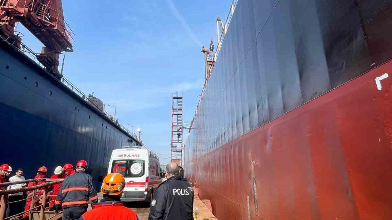 Yalova’da vinç sepetinden düşen tersane işçisi hayatını kaybetti