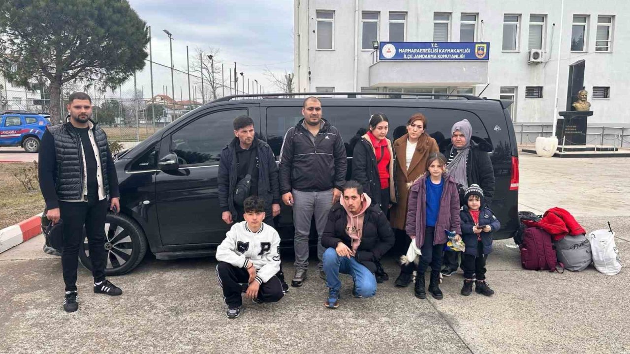 Tekirdağ’da 10 düzensiz göçmen yakalandı