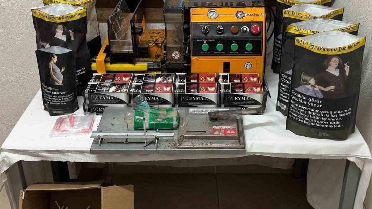 Akhisar’da kaçak tütün operasyonu