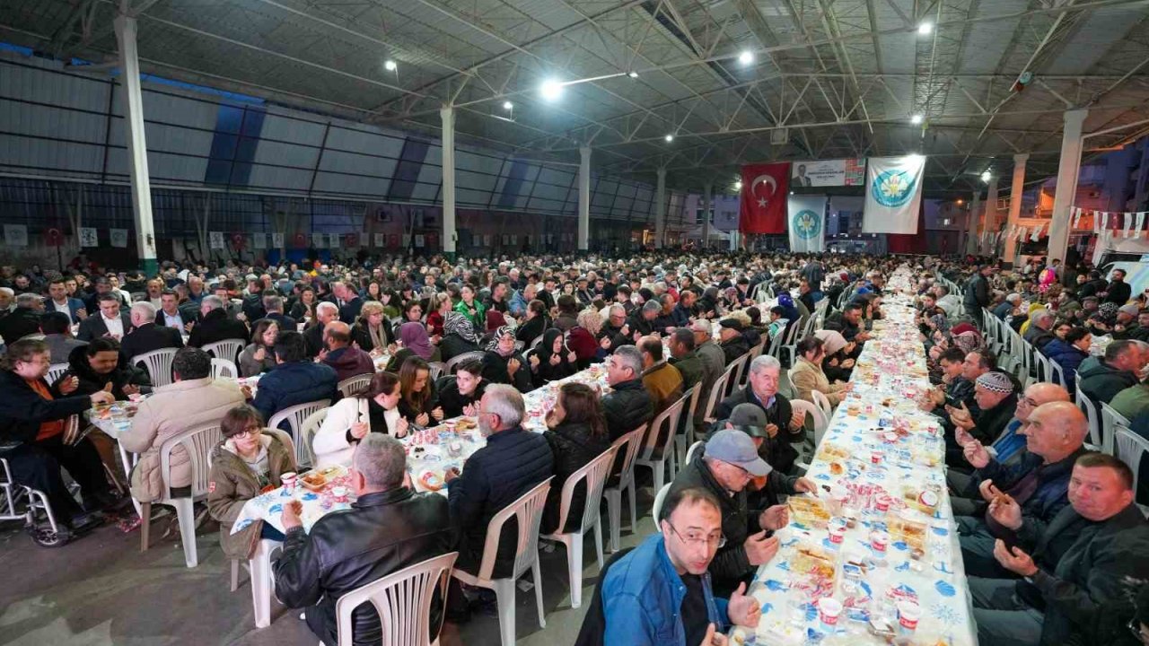 Bereket Sofrası Saruhanlı’da kuruldu