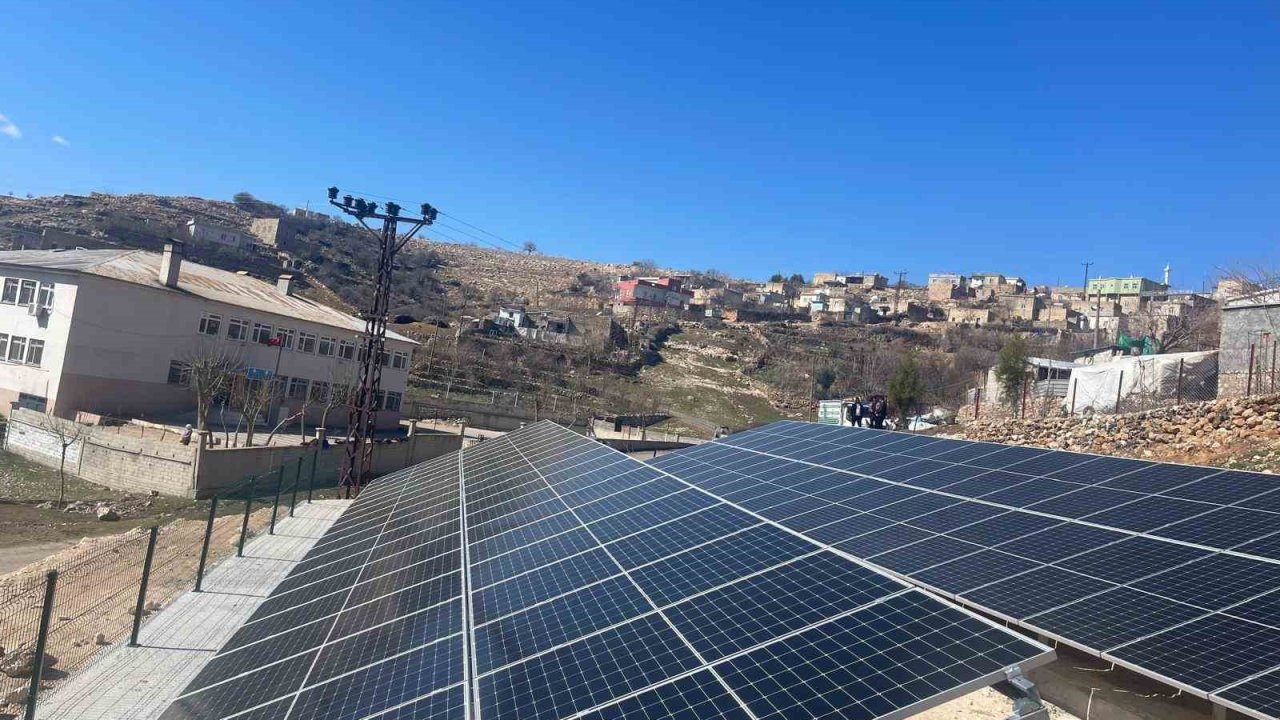 Şırnak’ta GES projesi ile içme suyu hattının enerji ihtiyacı karşılanıyor