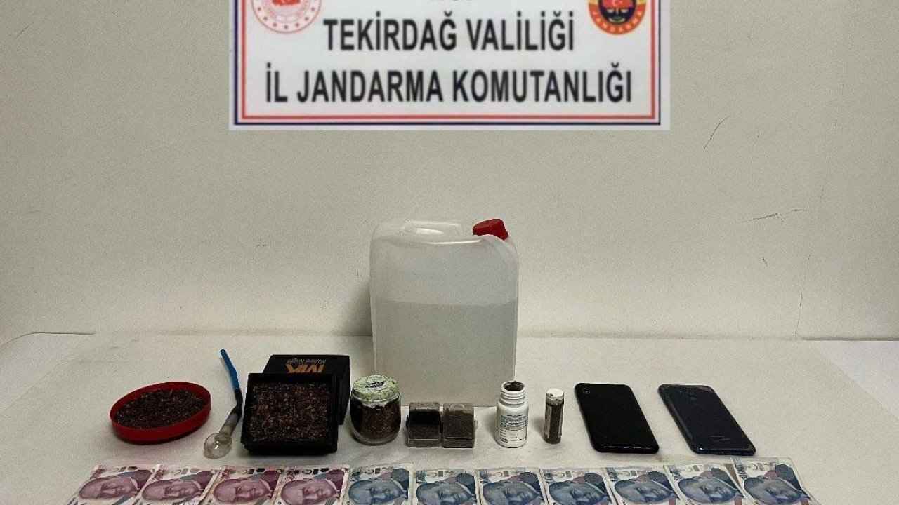 Tekirdağ’da uyuşturucu operasyonu