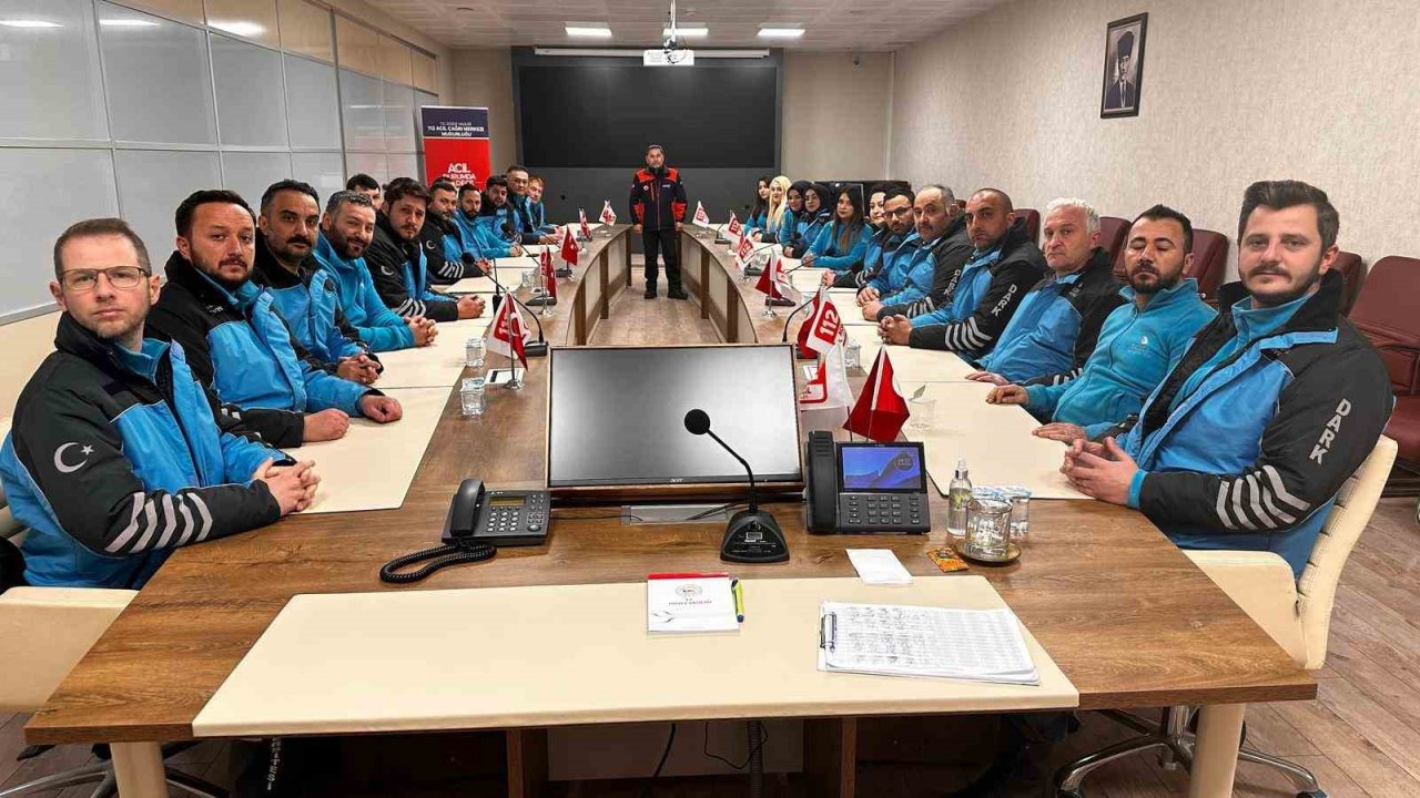 5 gün boyunca arama kurtarma eğitimi aldılar