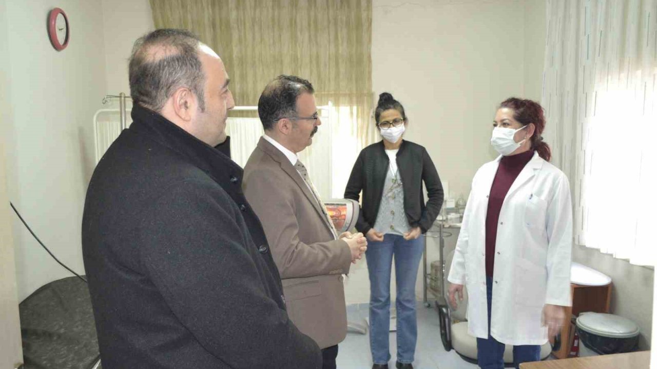 Kaymakam Ateş, Sağlık Evi’ni ziyaret etti