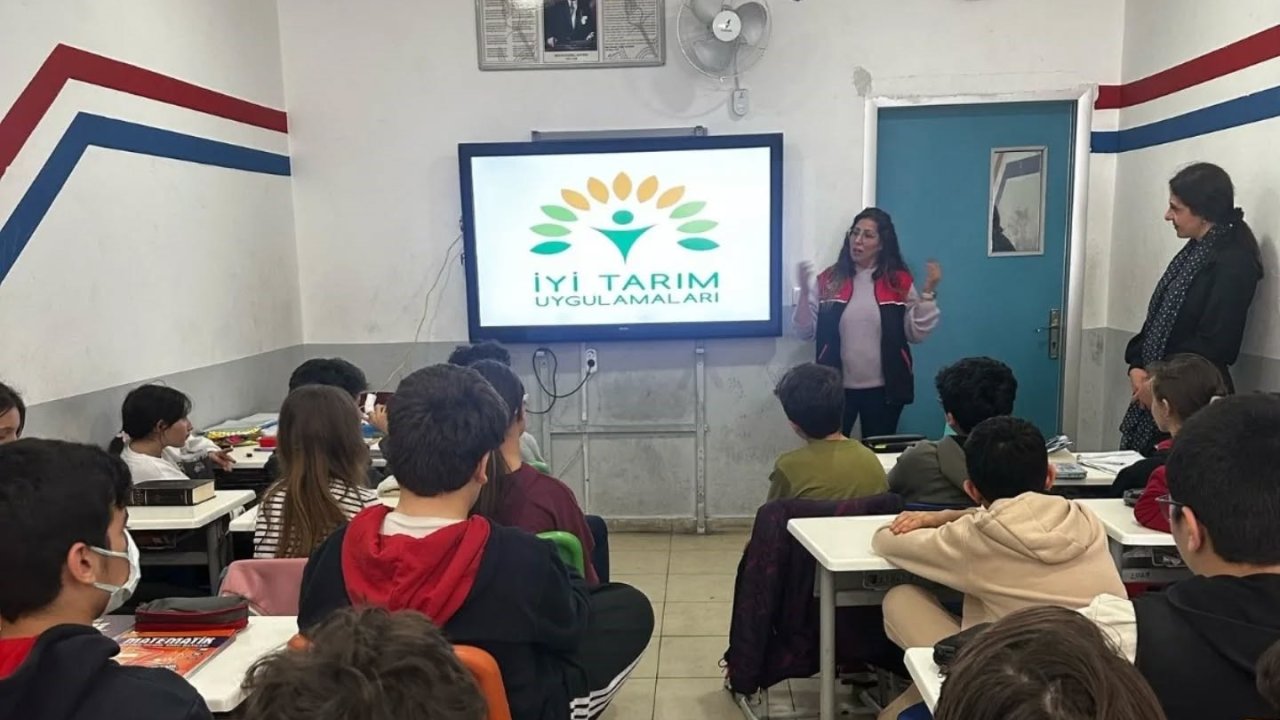 Edremit’te öğrencilere gıda güvenliği ve organik tarım eğitimi