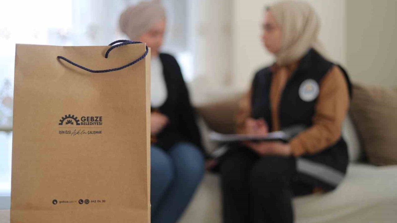 Gebze’de ailelere Ramazan desteği