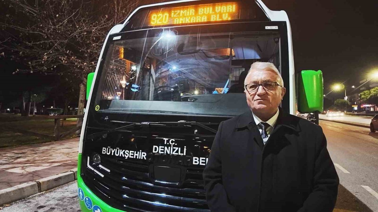 Denizli’de gece seferleri ile kesintisiz ulaşım başladı