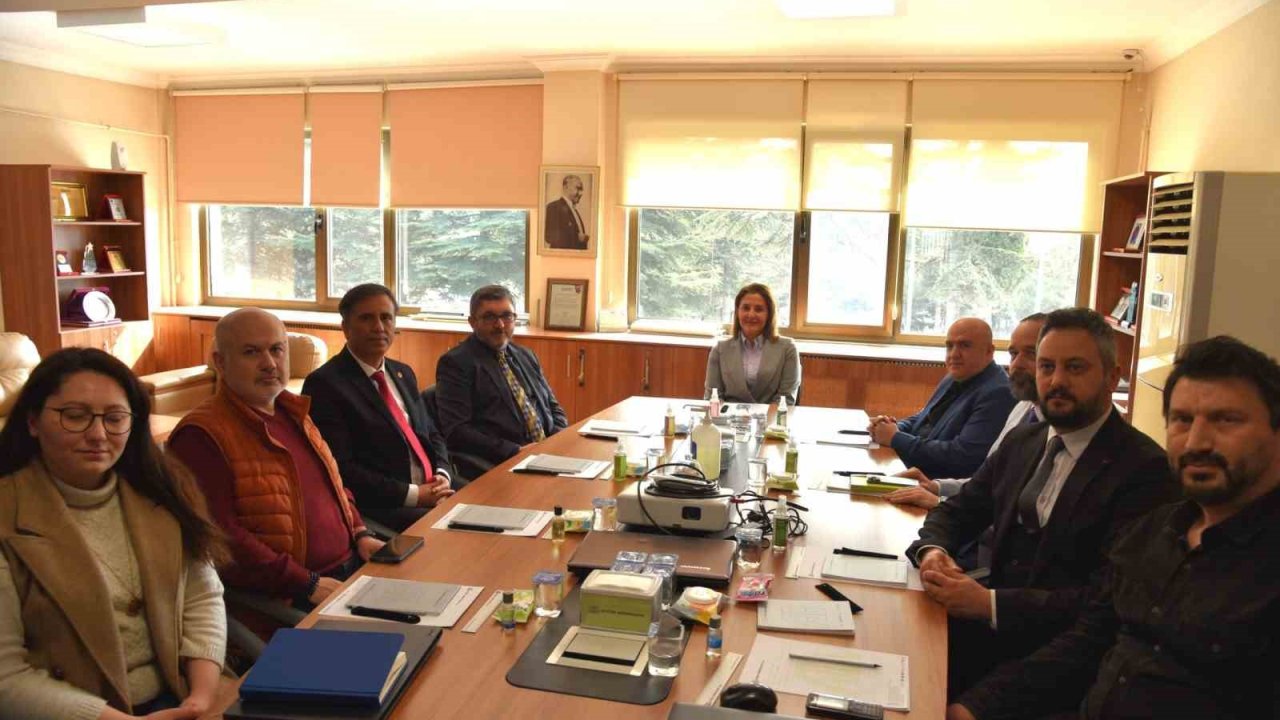 BŞEÜ Rektörü Kaplancıklı, önemli projeler için görüş alışverişinde bulunuldu