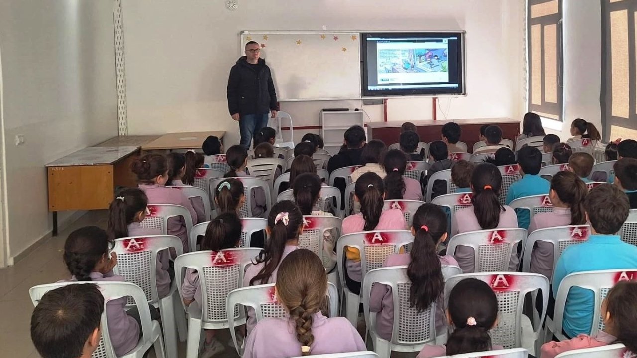 Hisarcık’ta ilkokul öğrencilerine teknoloji bağımlılığı semineri