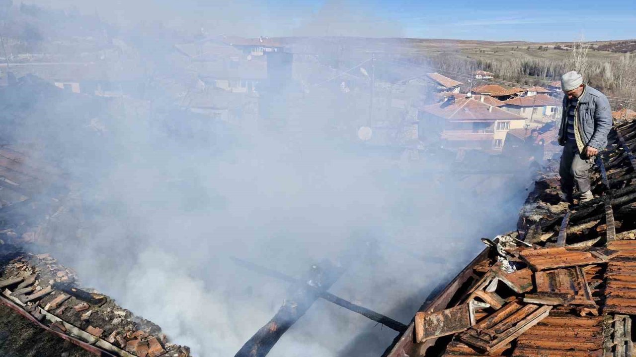 Çorum’da tandır yangını