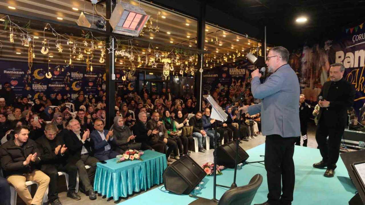 Çorum’da gönüllere dokunan Ramazan programı