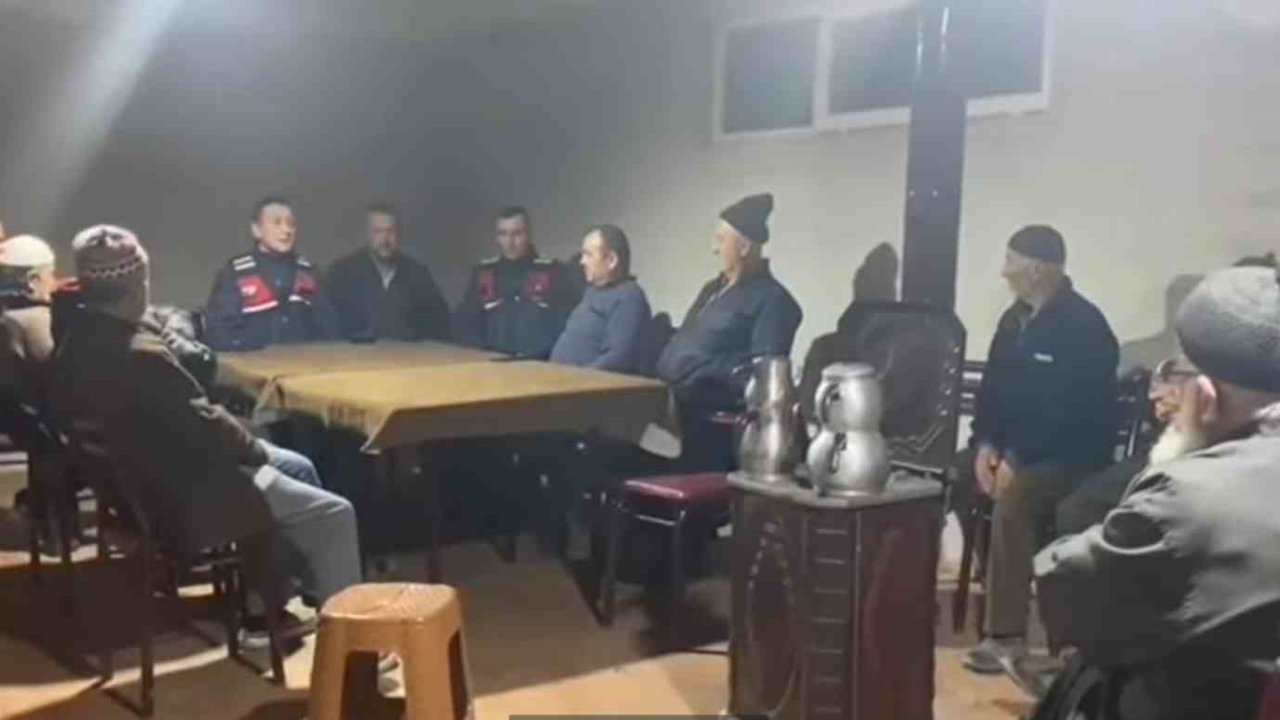 Köylerde dolandırıcılık olaylarına karşı bilgilendirme faaliyetleri