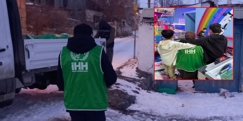 Kars İHH' dan 50 haneye yakacak yardımı!