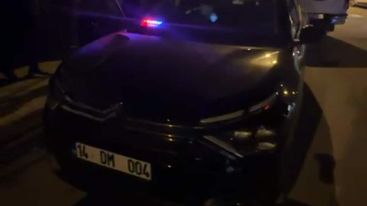 Bolu’da çakarlı ehliyetsiz sürücüye 333 bin lira ceza