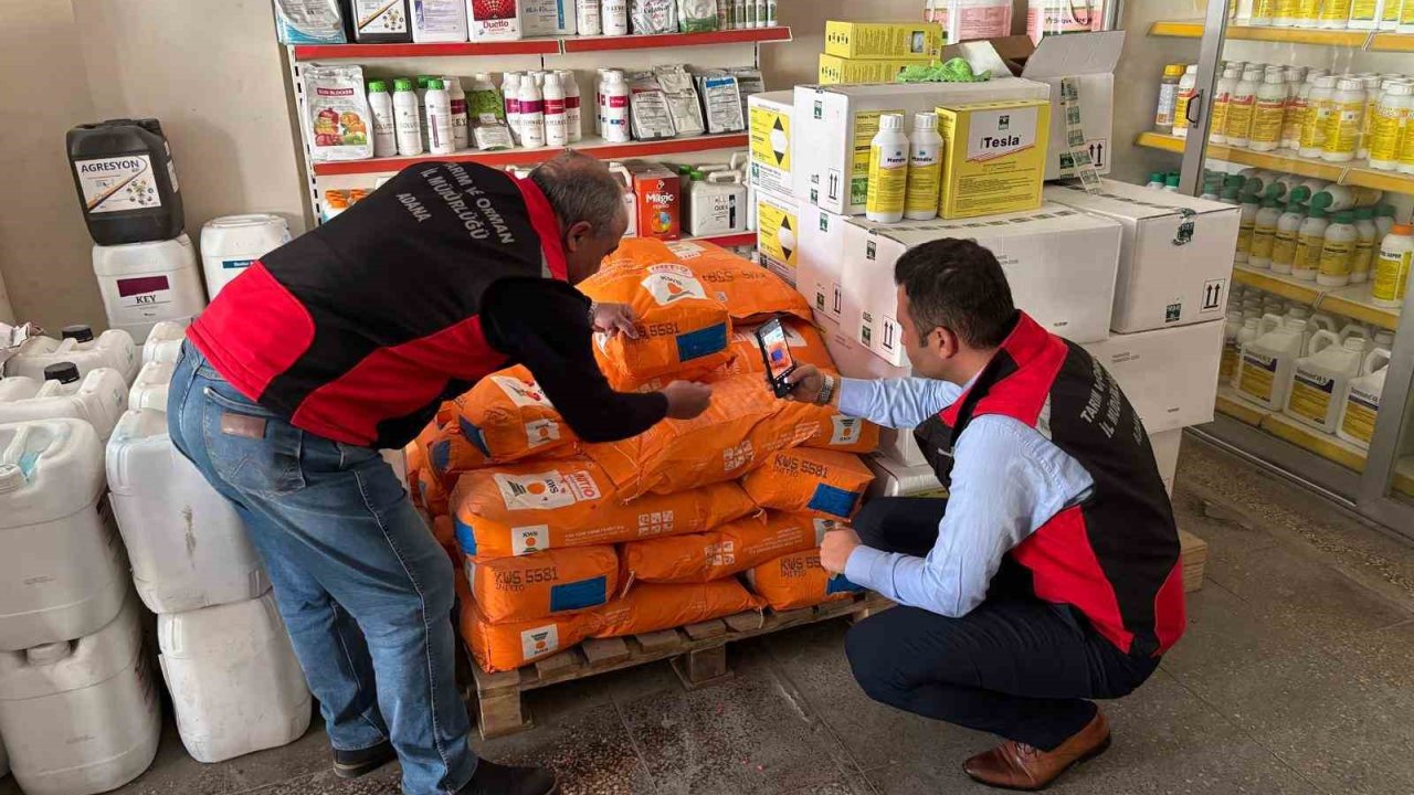 Adana’da tohum satış bayilerine denetim yapıldı