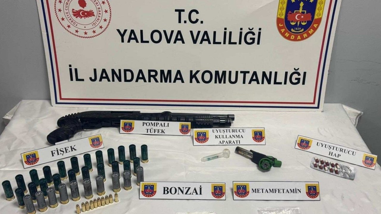 Yalova’da otomobilde uyuşturucu ele geçirildi