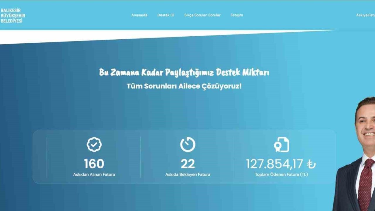 Balıkesir Büyükşehir, askıda fatura uygulamasını başlattı